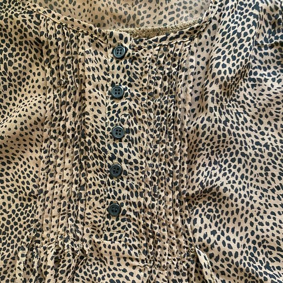 Sheer Cheetah Print Tank - Picture 3 of 3